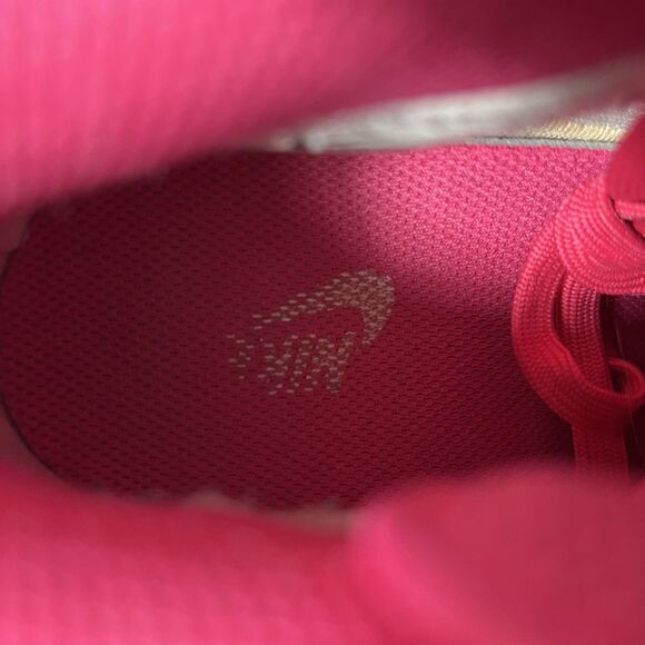 Nike Dunk Sky Hi Hidden Wedge 579763-600 Women’s Size 8 Mesh Pink Force Shoes - Picture 10 of 11